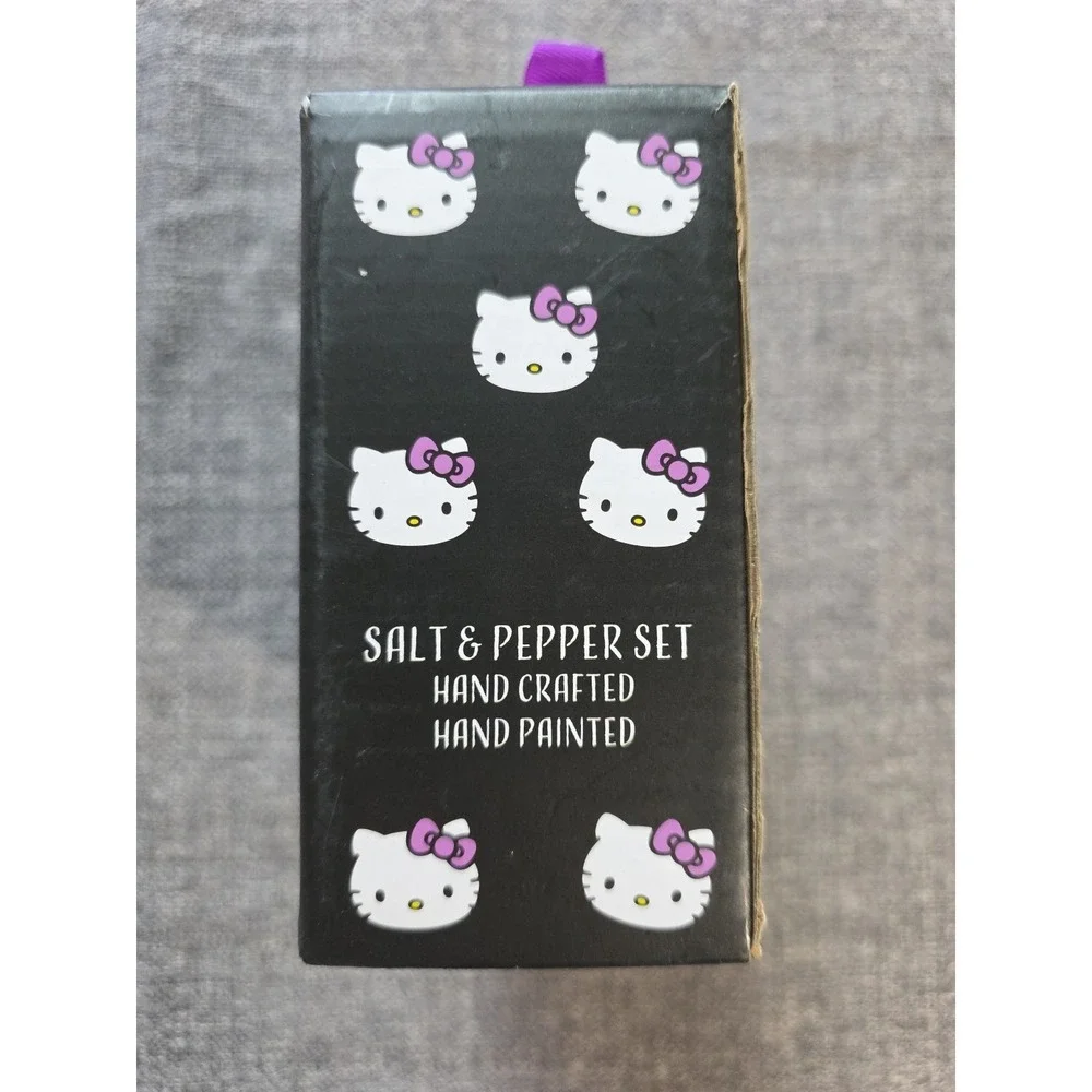 Blue Sky Hello Kitty & Friends Halloween Skull Salt and Pepper Shakers